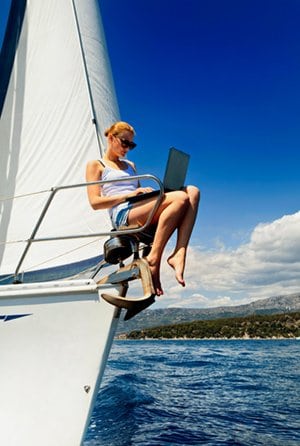 how to get internet on a boat