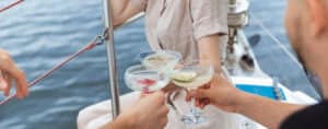 how does the effect of alcohol while boating compare to its effect while on land