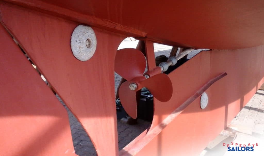 the hooker boat propeller