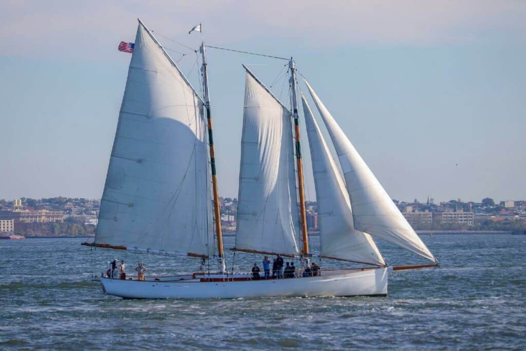 Schooner sailboat, the difference between ketch and yawl.