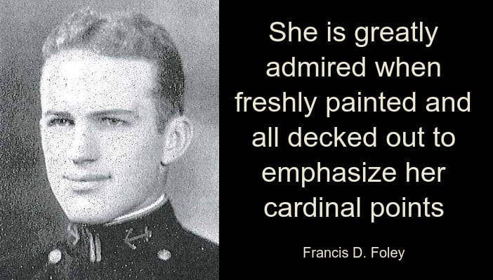 Why are ships referred to as she, Admiral Francis Drake Foley, the US Navy