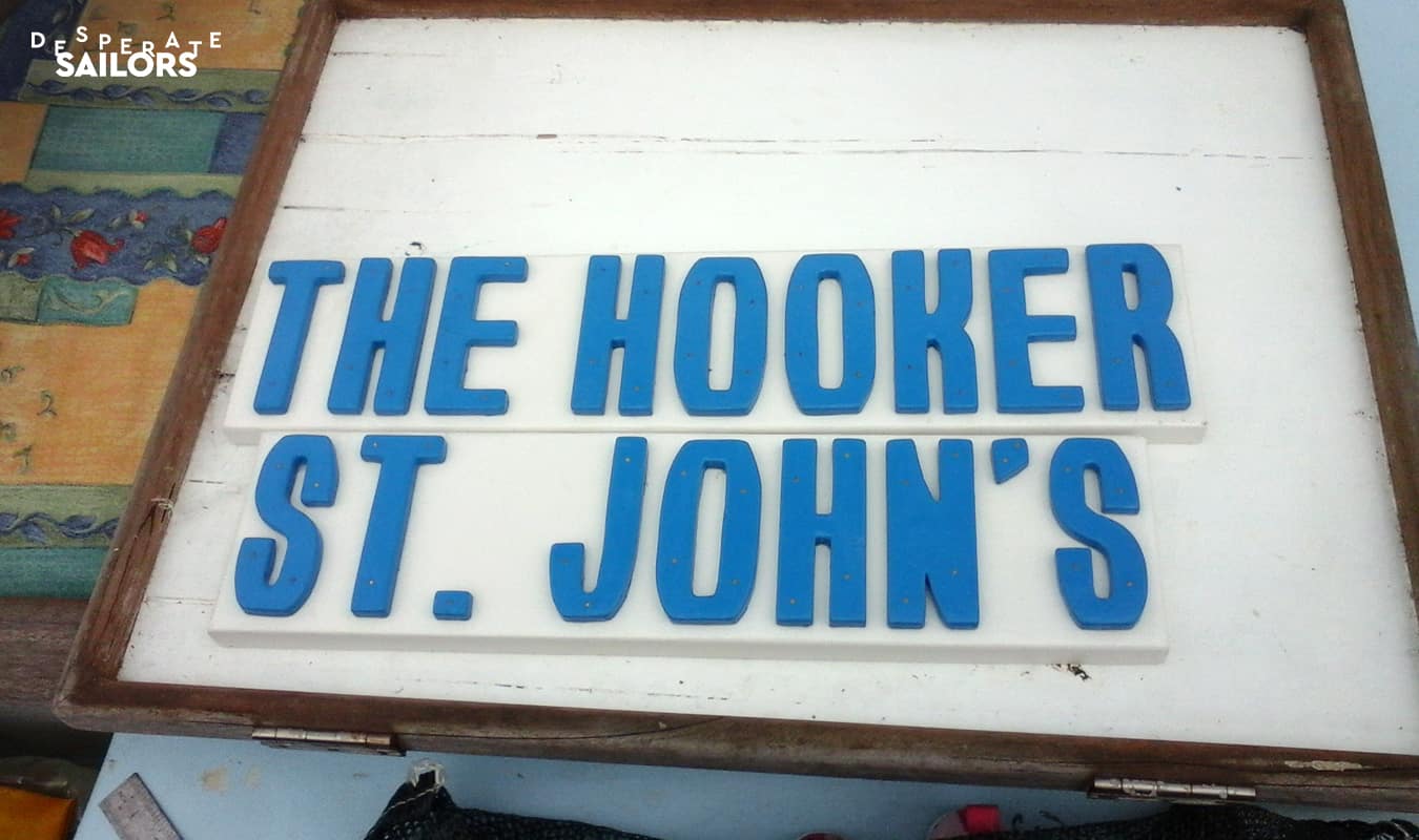 boat name carving the hooker